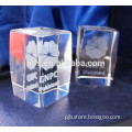 Crystal 3D cube laser gift boston style city Tourist souvenirs